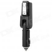 CybeBlue BH08RC Bluetooth v3.0 Headset + Car Charging Dock Set - Black