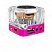 TT-028 Colorful Flash Mini Speaker w/ FM, TF Card Reader & Clock - Red TT-028 Colorful Flash Mini Speaker w/ FM, TF Card Reader & Clock - Red