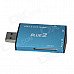 High-speed Multi-functional USB 3.0 MS / M2 / Micro SD / SD (XC) Card Reader - Blue (Max. 64GB) High-speed Multi-functional USB 3.0 MS / M2 / Micro SD / SD (XC) Card Reader - Blue (Max. 64GB)