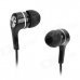 HSL-300 3.5mm Plug Hi-Fi In-Ear MP3 Earphone - Black + Silver HSL-300 3.5mm Plug Hi-Fi In-Ear MP3 Earphone - Black + Silver