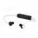 Rechargeable Sports MP3 Player Headset w/ TF - White + Black Rechargeable Sports MP3 Player Headset w/ TF - White + Black