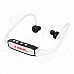Rechargeable Sports MP3 Player Headset w/ TF - White + Black Rechargeable Sports MP3 Player Headset w/ TF - White + Black