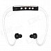 Rechargeable Sports MP3 Player Headset w/ TF - White + Black Rechargeable Sports MP3 Player Headset w/ TF - White + Black