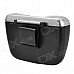 Car Ashtray Hanging Trash Can - Black + Silver