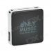 Mini Square Shape MP3 Player w/ TF - Black + Silver Mini Square Shape MP3 Player w/ TF - Black + Silver