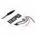 ll-XM Replacement Parts Set for Fixed-Wing R/C Aircraft - Black + Golden + Silver ll-XM Replacement Parts Set for Fixed-Wing R/C Aircraft - Black + Golden + Silver