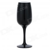 Red Wine Glass Style Gas Butane Lighter - Black