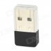 USB-2.0 Mini 150Mbps WiFi Wireless LAN Adapter - Silver + Black USB-2.0 Mini 150Mbps WiFi Wireless LAN Adapter - Silver + Black