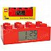 LEGO Brick Alarm Clock - Red