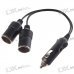 1-to-2 Car Cigarette Lighter Power Port Splitter