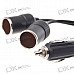 1-to-2 Car Cigarette Lighter Power Port Splitter