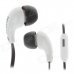 Stylish In-Ear Earphones w/ Microphone for Iphone / BlackBerry / Samsung (3.5mm Plug / 115cm-Cable) Stylish In-Ear Earphones w/ Microphone for Iphone / BlackBerry / Samsung (3.5mm Plug / 115cm-Cable)