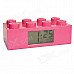 LEGO 9002175 Brick Alarm Clock - Pink (2 x AAA)
