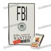 FBI 10 Most Wanted Series Match Sticks (10-Box Pack)