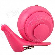 Face Idea Ld04 Cute Mini Snail Style USB Rechargeable Speaker - Deep Pink (3.5mm Plug) Face Idea Ld04 Cute Mini Snail Style USB Rechargeable Speaker - Deep Pink (3.5mm Plug)