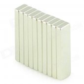 20 x 5 x 2mm Powerful NdFeB Magnets - Silver (10 PCS)