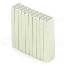 20 x 5 x 2mm Powerful NdFeB Magnets - Silver (10 PCS) 20 x 5 x 2mm Powerful NdFeB Magnets - Silver (10 PCS)