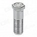 Creative Screw Style Zinc Alloy Windproof Butane Gas Lighter - Silvery White Creative Screw Style Zinc Alloy Windproof Butane Gas Lighter - Silvery White