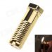 Creative Screw Style Zinc Alloy Windproof Butane Gas Lighter - Golden Creative Screw Style Zinc Alloy Windproof Butane Gas Lighter - Golden