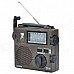 Tecsun GR-88 Portable Hand-held Full Band Stereo Hand Power Generator Radio Receiver w/ Lamp - Brown Tecsun GR-88 Portable Hand-held Full Band Stereo Hand Power Generator Radio Receiver w/ Lamp - Brown