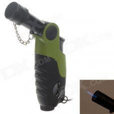 MENGHU 7024 High Quality Zinc Alloy Windproof Lighter w/ Cover - Black + Green