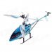 Chuang Hunag CH008 Unzerbrechlich 3-CH IR Remote Control R/C Helicopter w/ Gyro - Blue + White