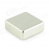 25 x 25 x 10mm Powerful NdFeB Magnet - Silver