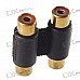 2 * RCA Female to 2 * RCA Female Adapter