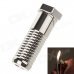 Creative Screw Style Zinc Alloy Windproof Butane Gas Lighter - Silver Creative Screw Style Zinc Alloy Windproof Butane Gas Lighter - Silver