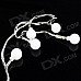 5W 50-LED White Small Ball Style Christmas Decorative String Light - (5m / 220V / 2-Round-Pin Plug) 5W 50-LED White Small Ball Style Christmas Decorative String Light - (5m / 220V / 2-Round-Pin Plug)