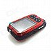 DC-B168 Mini Sports 2.7" TFT 5.0 MP CMOS Water Resistant Camera Camcorder - Red + Black