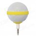 Roundness Style Portable Speaker for Iphone / Samsung / HTC / Motorola / Nokia - White + Yellow Roundness Style Portable Speaker for Iphone / Samsung / HTC / Motorola / Nokia - White + Yellow