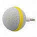Roundness Style Portable Speaker for Iphone / Samsung / HTC / Motorola / Nokia - White + Yellow Roundness Style Portable Speaker for Iphone / Samsung / HTC / Motorola / Nokia - White + Yellow