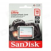 SanDisk Ultra CompactFlash CF Memory Card - Silver (16GB / 333X)