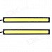 5W 375lm COB LED White Light Car Daytime Running Lamp - (12V / 2 PCS) 5W 375lm COB LED White Light Car Daytime Running Lamp - (12V / 2 PCS)