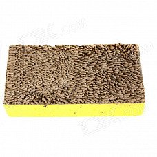 Car Dirt Cleaning Wash Sponge Brush - Yellow + Brown Car Dirt Cleaning Wash Sponge Brush - Yellow + Brown