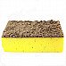 Car Dirt Cleaning Wash Sponge Brush - Yellow + Brown Car Dirt Cleaning Wash Sponge Brush - Yellow + Brown