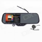 ACSON R153 5" Bluetooth Handsfree + Car Rearview Mirror Monitor + Parking Sensor System - Black