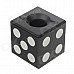 Anya D406 Creative Dice Style Decorative Plastic Ashtray - Black + White Anya D406 Creative Dice Style Decorative Plastic Ashtray - Black + White