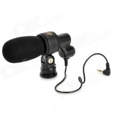 Nonsha Q3 Series Professional Stereo Microphone for Nikon Canon Pentax DSLR / DV Camcorder - Black Nonsha Q3 Series Professional Stereo Microphone for Nikon Canon Pentax DSLR / DV Camcorder - Black