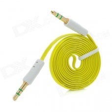 3.5mm Male to Male Audio Cable - Yellow (105cm)