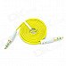3.5mm Male to Male Audio Cable - Yellow (105cm)