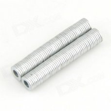 10050149W Small Hole NdFeB Magnets - Silver (100 PCS) 10050149W Small Hole NdFeB Magnets - Silver (100 PCS)