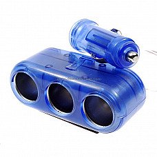 1-to-3 Car Cigarette Lighter Power Port Splitter