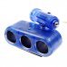 1-to-3 Car Cigarette Lighter Power Port Splitter
