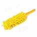 Cartoon Style Car Chenille + ABS Washing Cleaning Brush - Yellow
