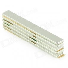 Powerful NdFeB Magnet - Silver (5 PCS / 50 x 6 x 1.5mm) Powerful NdFeB Magnet - Silver (5 PCS / 50 x 6 x 1.5mm)