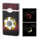 YY-8 Dual Flame Windproof Refueling Lighter w/ Built-in Compass + LED + Music - Deep Red + Black YY-8 Dual Flame Windproof Refueling Lighter w/ Built-in Compass + LED + Music - Deep Red + Black
