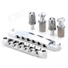 YQPJ-13 DIY Durable Zinc Alloy Tune-O-Matic Bridge Stop Bar Set for Lp Gibson Guitar - Silver YQPJ-13 DIY Durable Zinc Alloy Tune-O-Matic Bridge Stop Bar Set for Lp Gibson Guitar - Silver