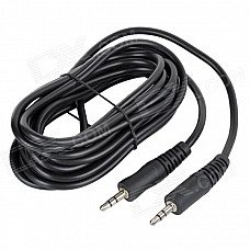 Universal 3.5mm Male to Male Audio Cable for PC / Speaker - Black (300cm) Universal 3.5mm Male to Male Audio Cable for PC / Speaker - Black (300cm)
